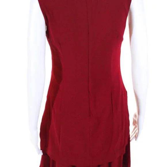 Theory Malkan Dress Size 4 Red - Picture 3 of 6